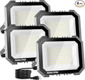 4 Pack LED Flood Lights Outdoor, 100W 10000LM Super Bright Floodlight Outside by LEDDICTIVE