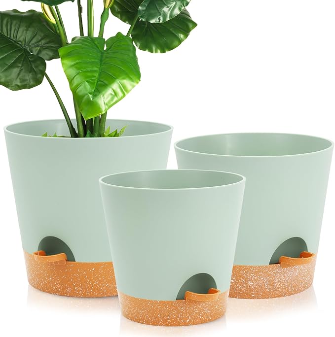 GARDIFE 10/9/8 inch Plant pots, planters by GARDIFE