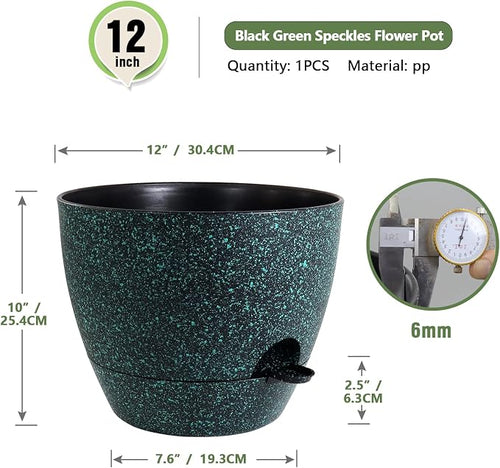 12 inch Large Self Watering Pots - Image 2