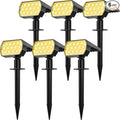 Solar Spot Lights Outdoor Waterproof IP65, 2-in-1 Solar Landscaping Spotlights by FratinkSolarLights