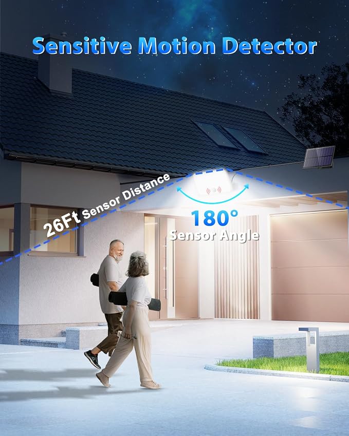 Outdoor Solar Lights, Split Solar Motion Sensor Outdoor Lights - Image 4
