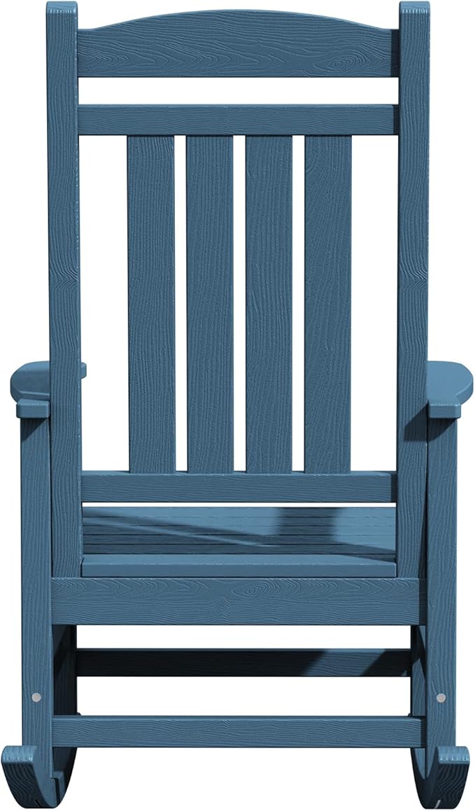 KINGYES Oversized Patio Rocking Chair Set of 2, High Density Polyethylene - Image 11
