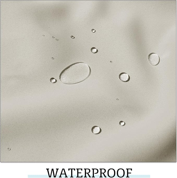 RYB HOME Outdoor Curtains for Patio Waterproof Block Sunlight Thermal Insulated - Image 4
