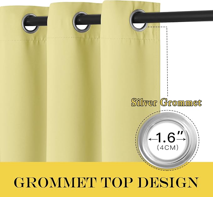 NICETOWN Blackout Window Curtain 90 inch Length - Image 5