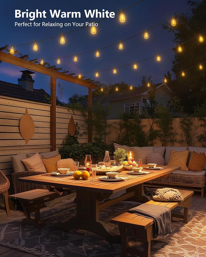 Brightown 202FT Solar String Lights Outdoor Waterproof - Image 8