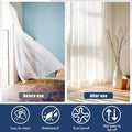Outdoor Curtains Magnetic Weights, 16 Pairs Beige Plastic-Encased