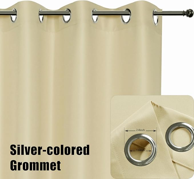 BONZER Extra Wide Waterproof Outdoor Curtains - Image 3