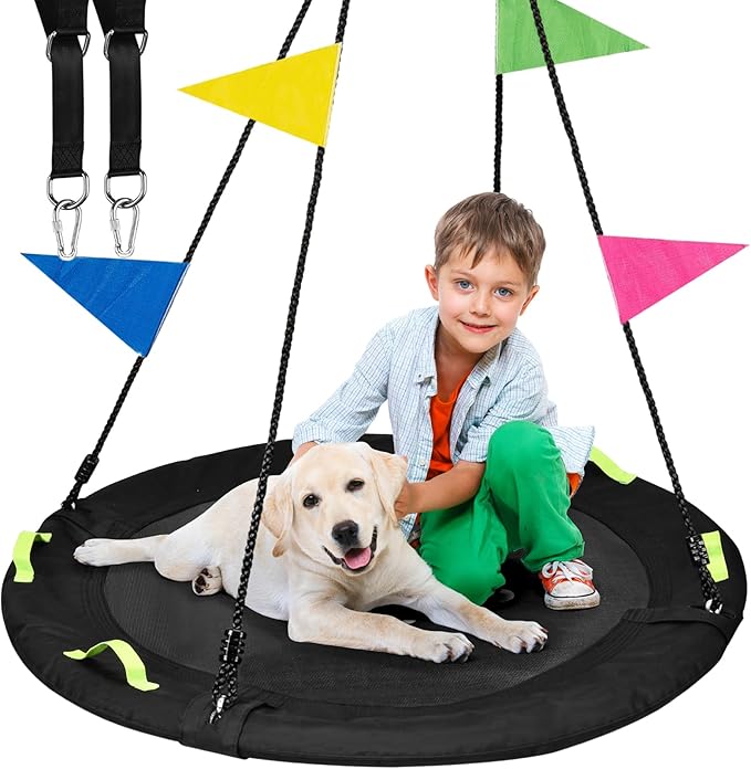 Tree Swing, Saucer Flying Swing 40 Inch by HeyZoo