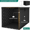 Deck Box 150 Gallon Black Resin Outdoor Storage