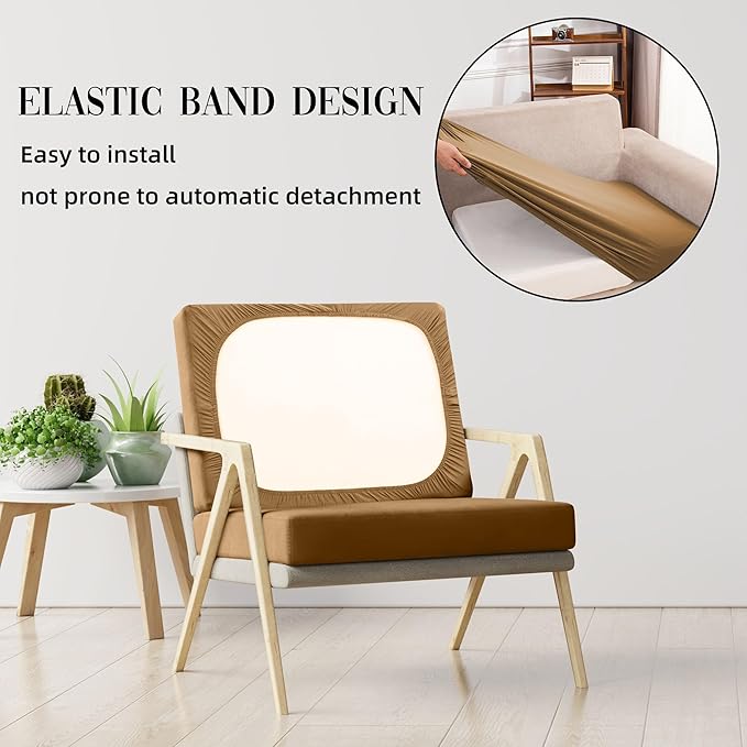 Sofa Covers for Outdoor Cushions, Stretch Polyester Spandex, Multi-Piece Set