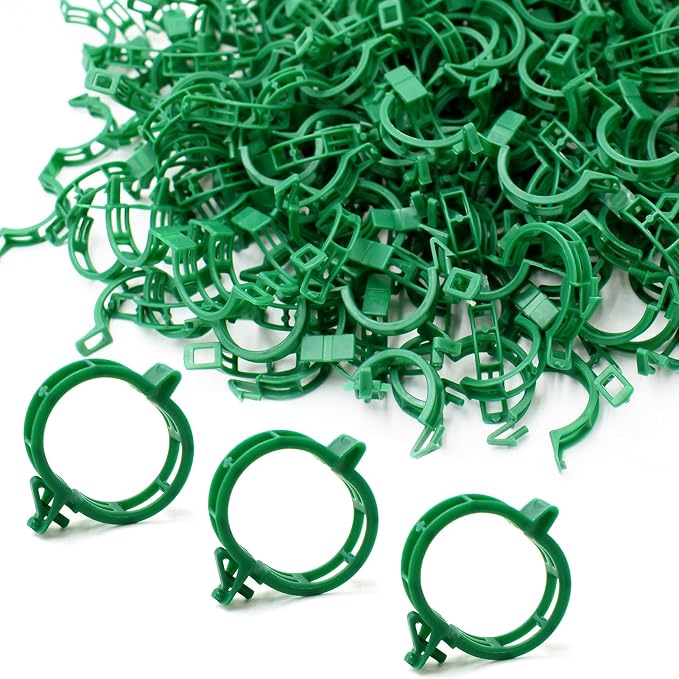 200 Pcs Plant Support Tomato Clips, Garden Clips, Crop Clips by PEOUWNES