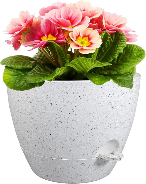 12 inch Large Self Watering Pots by Meowell