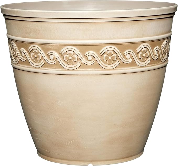 Classic Home and Garden Corinthian Resin Planter Pot by ClassicHomeandGarden