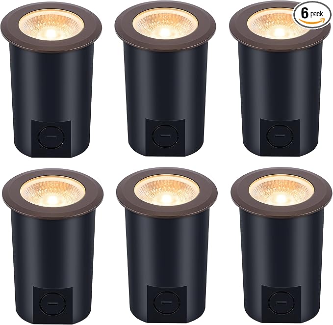 CLOUDY BAY 9W LED Landscape Well Lights, 2700K/3000K/3500K/4000K/5000K by CLOUDYBAY