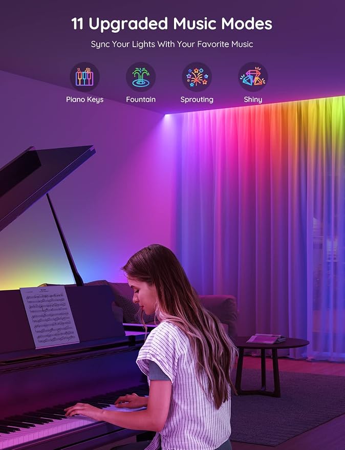 Govee RGBIC LED Strip Lights, 65.6ft Smart LED Lights - Image 7