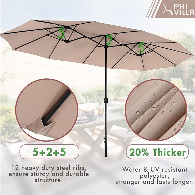 PHI VILLA 7 Pieces Outdoor Dining Set - Image 5