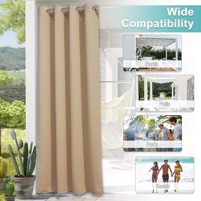 NICETOWN Indoor & Outdoor Curtain - Image 6