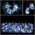 String Lights for Mason Jars, Solar Lid, 12 Pack, 30 LED
