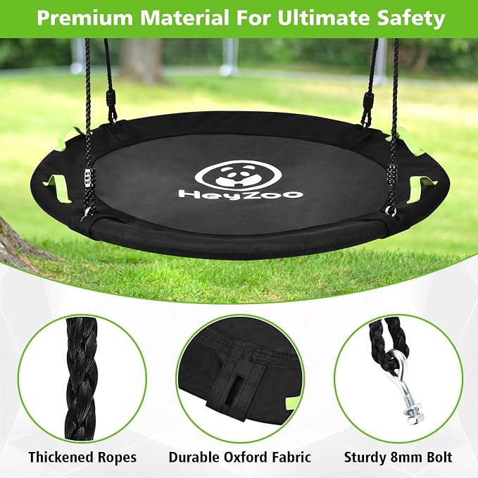 48 inch Tree Swing, Larger Saucer Flying Swing - Image 3
