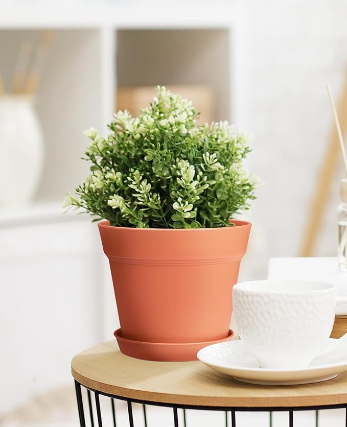 homenote Plant Pots, 7.5 Inch Flower Pots - Image 6
