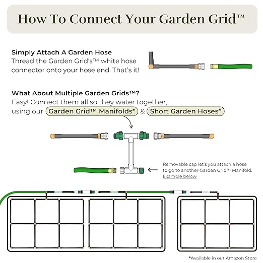 The Garden Grid | Pre-Assembled Garden Bed Watering System – Waters Every Plant - Image 9