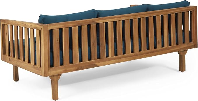 Merax Outdoor Acacia Wood Conversation Set - Image 6