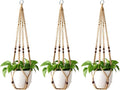 Mkono Macrame Plant Hanger Indoor Hanging Planter Basket by Mkono