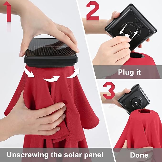 ABCCANOPY Durable Solar Led Patio Umbrellas - Image 9