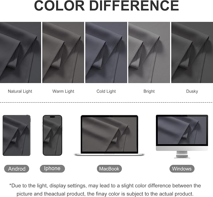 RYB HOME Extra Wide Outdoor Curtains - Image 6