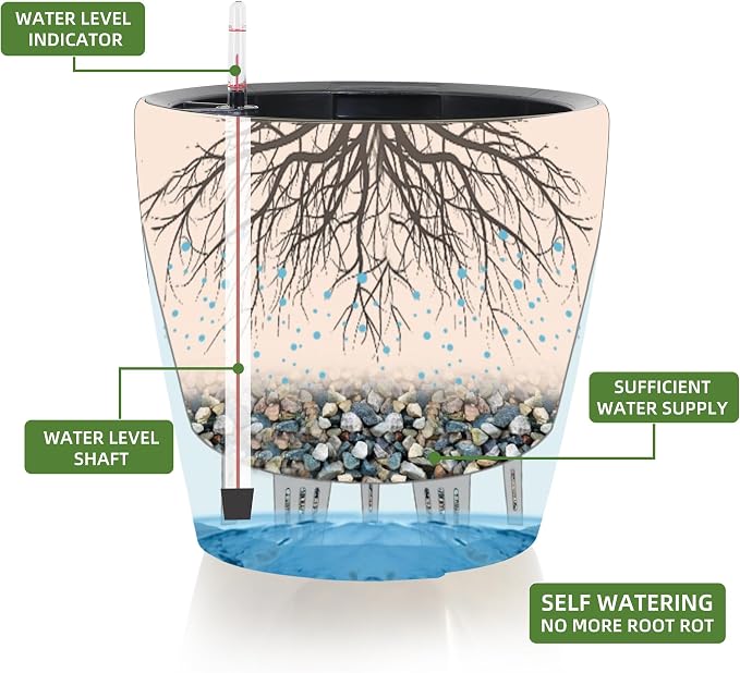 Dexceder 13x12 Self Watering Planter - Image 2