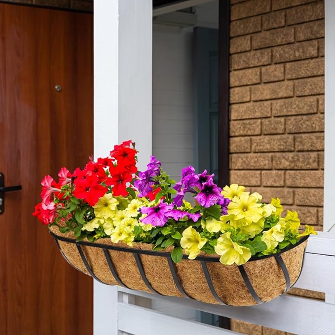 2 Pack 48 Inch Window Deck Railing Planter Boxes - Image 7