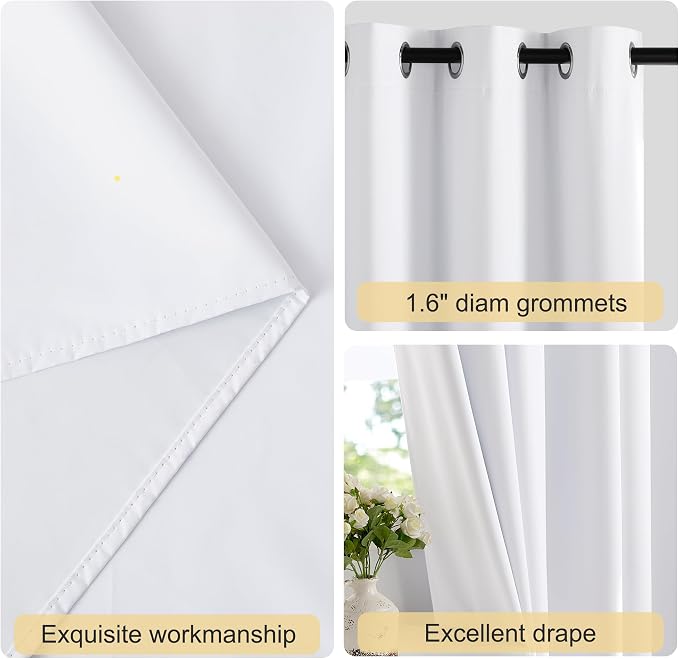 NICETOWN 100% Blackout Curtains & Drapes - Image 3