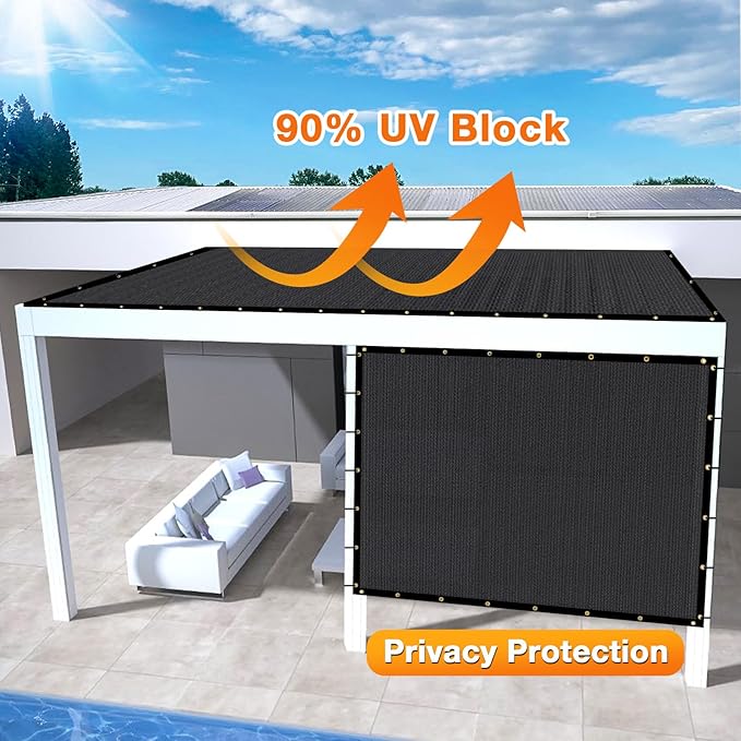 Artpuch Outdoor Pergola Shade Cover 15x21 FT Sun Shade Cloth - Image 3