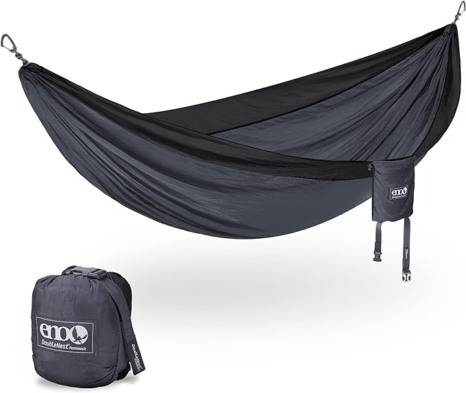 ENO, Eagles Nest Outfitters DoubleNest Lightweight Camping Hammock, 1 to 2 by EaglesNestOutfitters