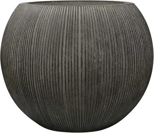 11.8" H X 14.5" D Round Plastic Planter by UPPERSTONELIVING