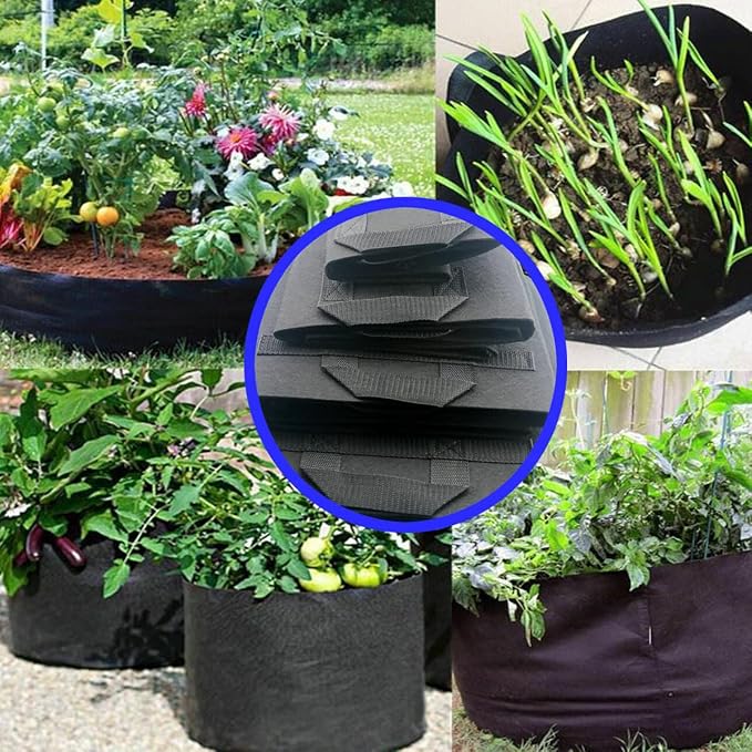GROWTNT 5 Gallon Grow Bags 24 Pack, 5 Gallon Fabric Pots, Garden Bags to Grow - Image 5