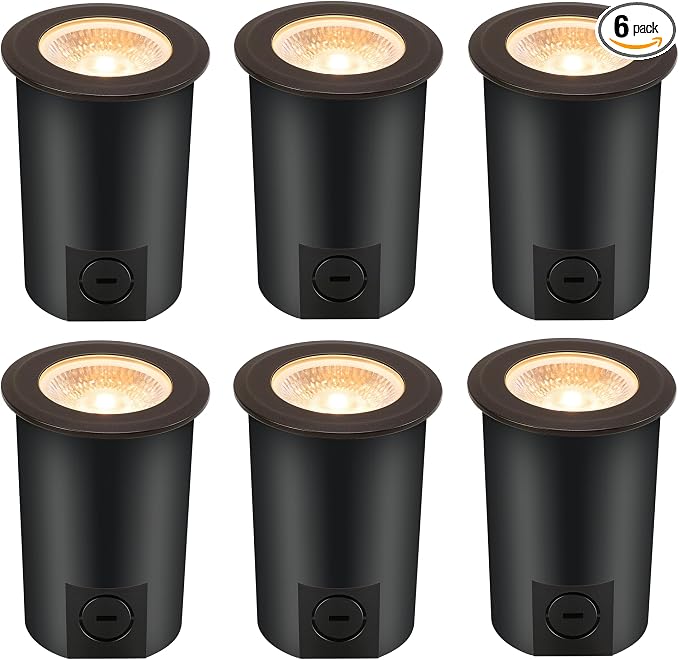 CLOUDY BAY 9W LED Landscape Well Lights, 2700K/3000K/3500K/4000K/5000K by CLOUDYBAY