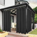 BONZER Outdoor Curtains for Patio Water Resistant Heavy Privacy Light Filtering by Bonzer