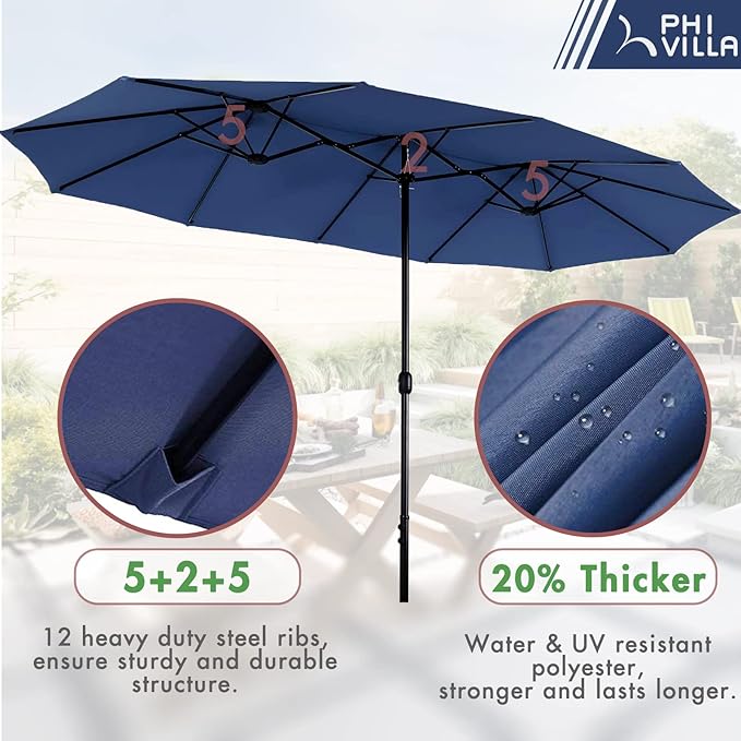 PHI VILLA 7 Pieces Outdoor Dining Set - Image 5
