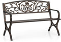 Sophia & William Metal Outdoor Bench, Cast Iron Park Benches by SophiaWilliam