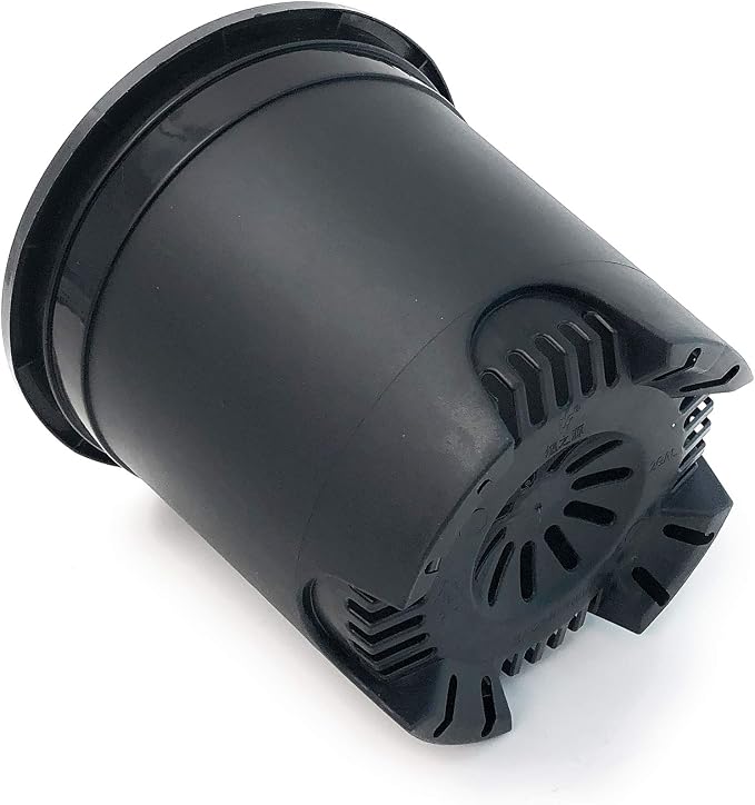 Cotta Planters 2 Gallon Black Nursery Pot Plastic 6-Pack Planter Pots Pot Liners - Image 3