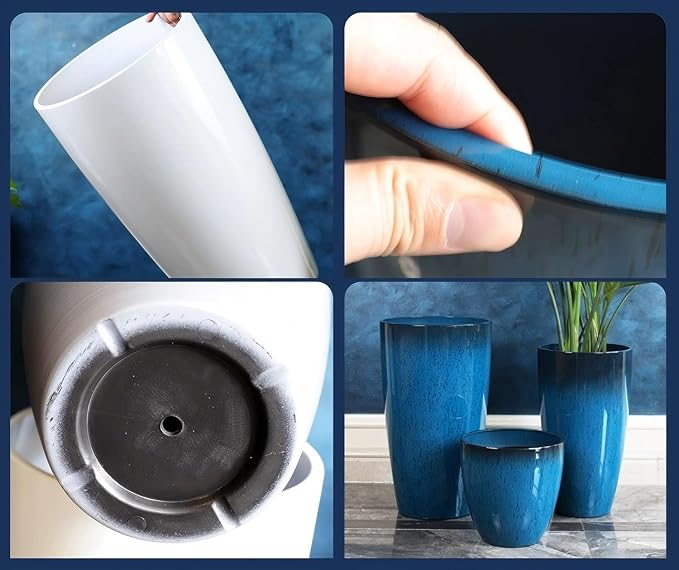 24, 11 Inch Large Plastic Planters - Image 6