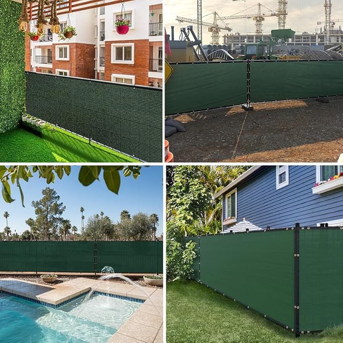 Privacy Fence Screen 4Ft X 141Ft Heavy Duty Outdoor Fencing Panels Windscreen - Image 6
