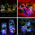 String Lights for Mason Jars, Solar, 6 Pack, 30 LEDs