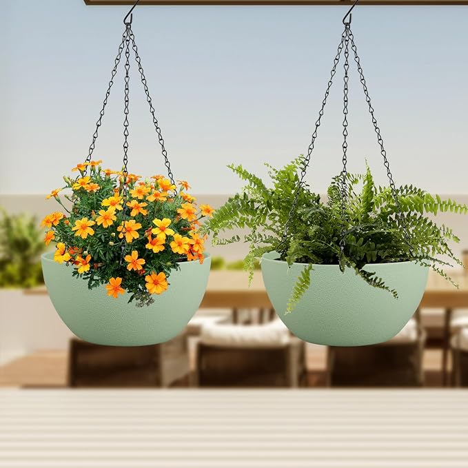 10 inch Hanging Planters Plant Pots - Image 6
