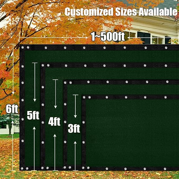LITA 5' x 126' Garden Privacy Fence Screen Cover UV Protection - Image 4