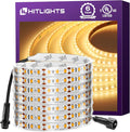 Outdoor LED Strip Lights Waterproof 2700K, 16.4ft IP67 High Density LED Tape by HitLights