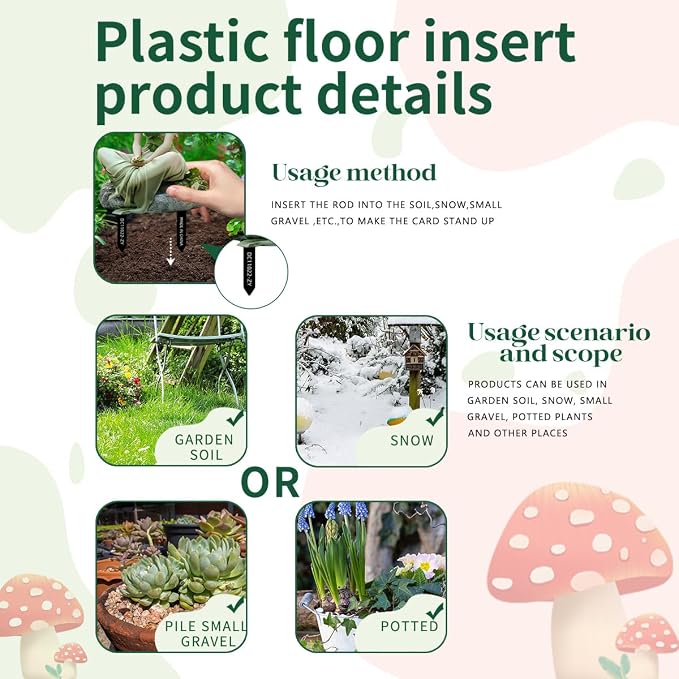 Fairy Garden Stake Decor, Acrylic 2D Garden Fairy Decoration, Fairy Garden - Image 2