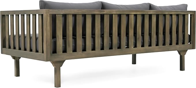 Merax Outdoor Acacia Wood Conversation Set - Image 6