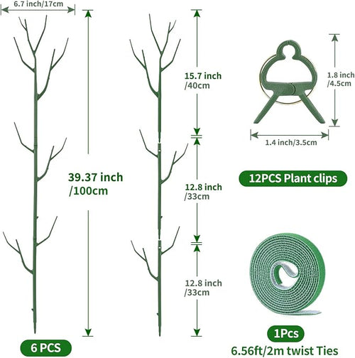 12 Pack Plant Support Stakes, Plant Stakes - Image 2
